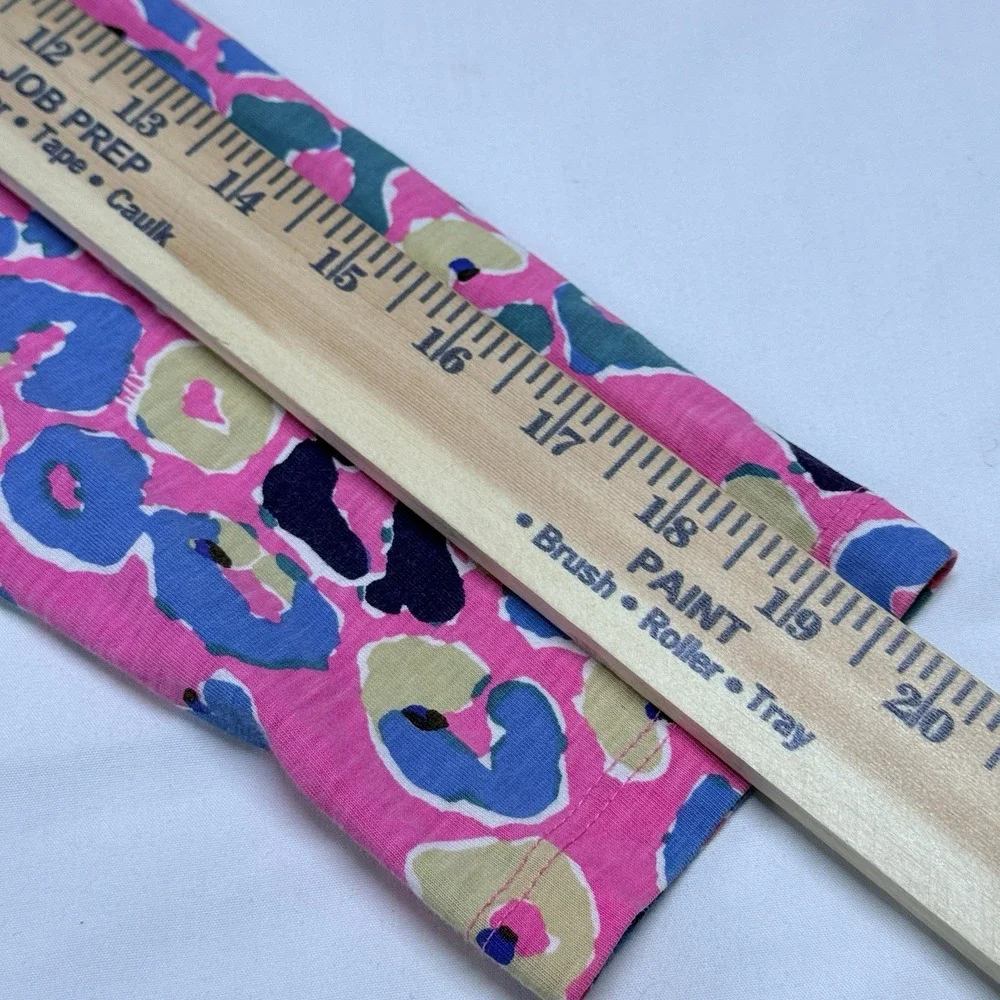 Lilly Pulitzer Corine Dress‎ Small Paws Off Pink Leopard Print Small 3/4 Sleeve